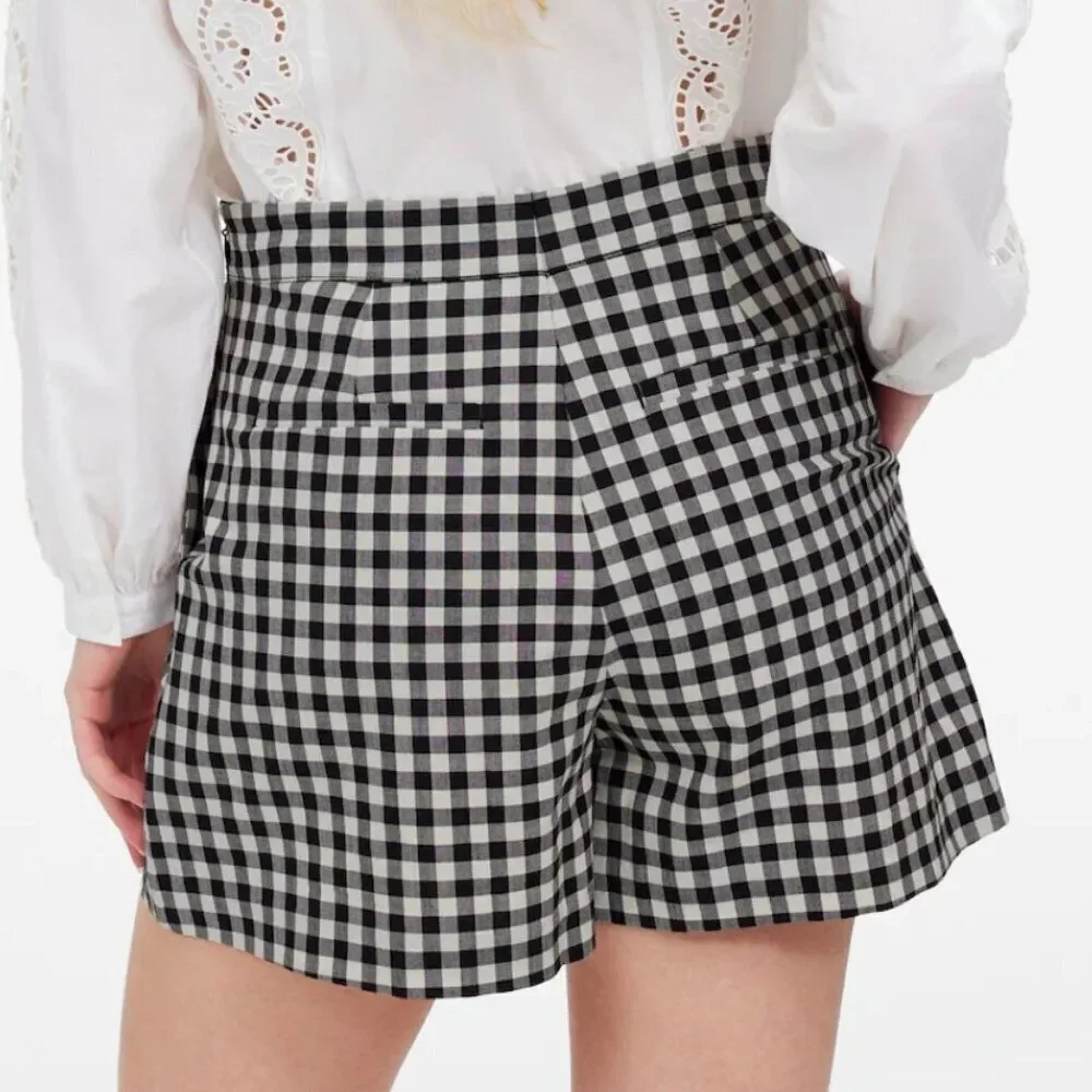 Madewell Gingham Mini Skort Size 00